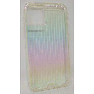Case-Mate Tough Groove Case for iPhone 11, Clear Iridescent